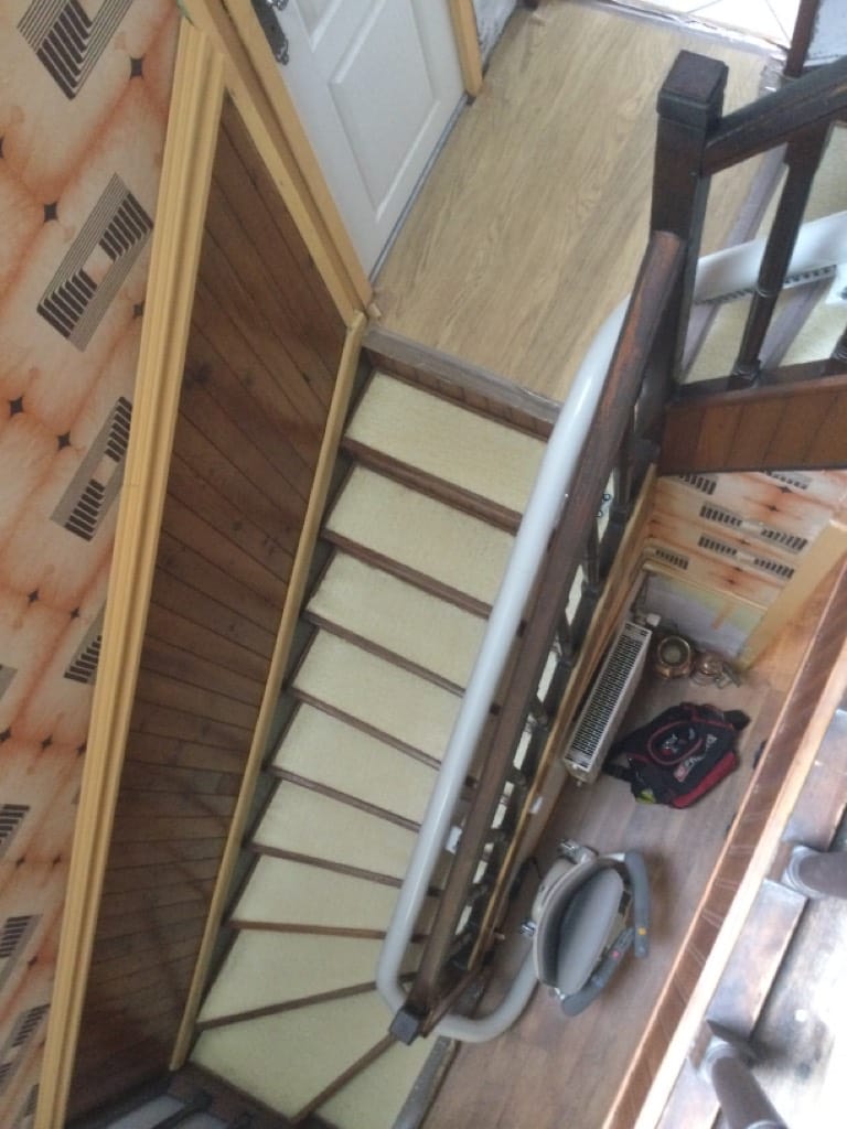 Installation monte-escalier 6